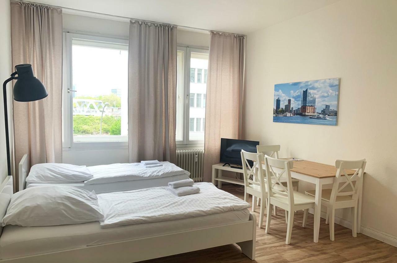 City-Appartements Nordkanalstrasse - Monteurunterkunft Hamburg Ruang foto